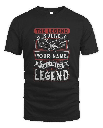 The Legend Is Alive personalized t-shirt