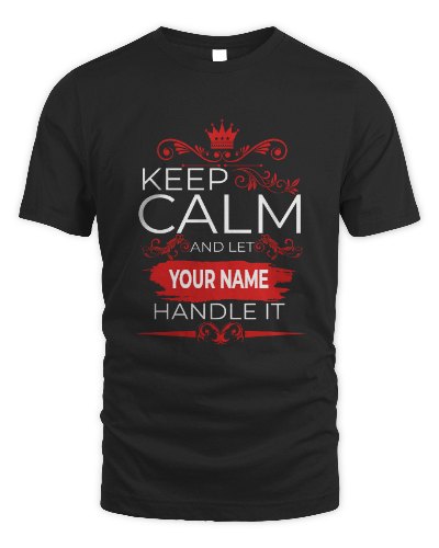 Keep Calm personalized t-shirt