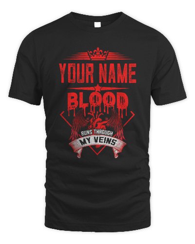 Blood personalized t-shirt